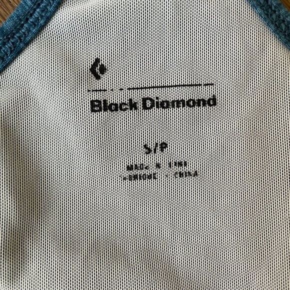 Black Diamond Women's Tank Top Six Shooter-Fjord Blue Running Workout (Size S) - Picture 9 of 9
